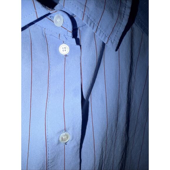 Sandro Paris Striped Patchwork Oversized Long Sleeve Shirt Blouse Top Size 1 S - Picture 6 of 10